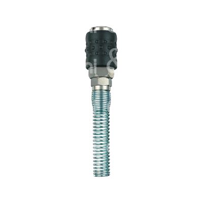 Officine meccaniche ani ah034403 rubinetto art. 64/mf Ø tubo mm 8x10 attacco rapido l mm 120 materiale ottone nichelato