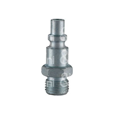Officine meccaniche ani as020202 innesto maschio art. 15/a attacco rapido l mm 40 materiale ottone nichelato filetto 1/4 m