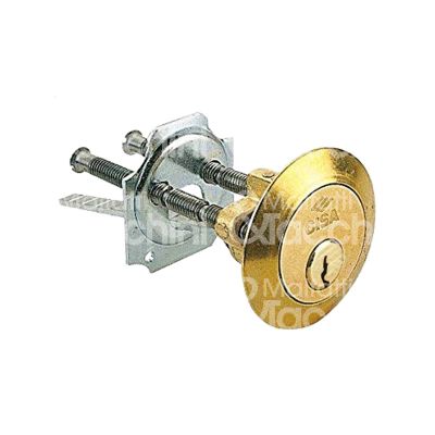 Cisa 0g500000 cilindro per ferroglietto staccato c2000 110 mm Ø 28 chiave piatta profilo dx cifratura kd ottone satinato