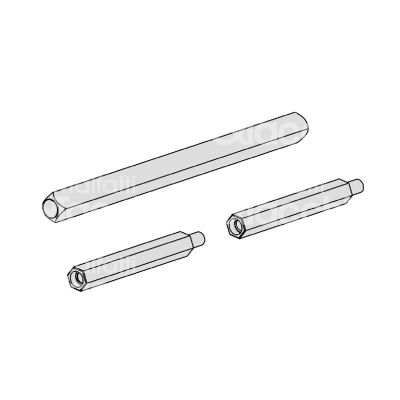 Cisa 06316040 kit prolunga per fast touch per maniglioni antipanico