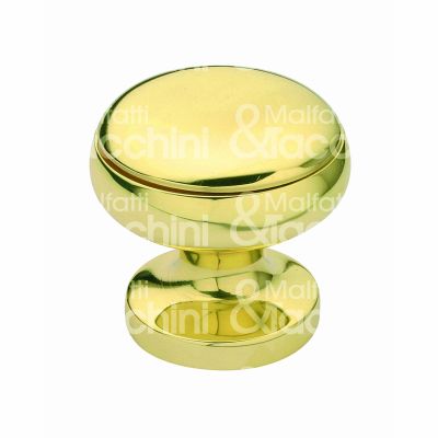 Cottali 32060crs pomolo centro porta zara ottone cromo satinato Ø mm 65 fissaggio niples esagonale Ø rosetta mm 52