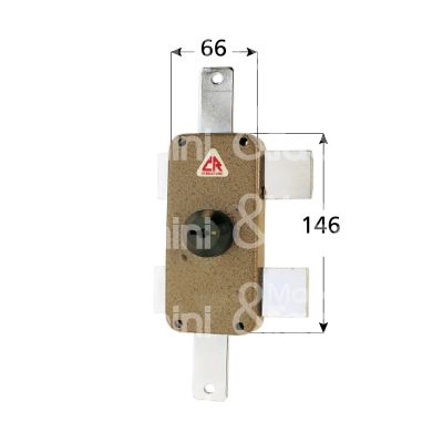 Cr 230c deviatore triplice a pompa Ø27 apertura interna con chiave ambidestra