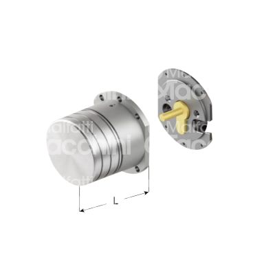 Disec mvbot pomolo elettronico 65 mm Ø 65 ottone