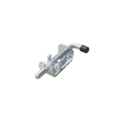 Ibfm 057 catenaccio a molla art. 057 acciaio zincato senza portalucchetto l mm 135 x h mm 49 sezione asta tonda