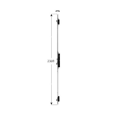 Iseo 7174178851 kit serratura multipunto e 35 dx catenaccio scrocco piÙ catenaccio foro sagomato frontale u 24x5
