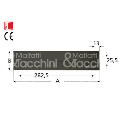 Mab dc3409005 chiudiporta aereodinamico solo corpo dc340 nero forza 2÷6 portata kg max 40÷120