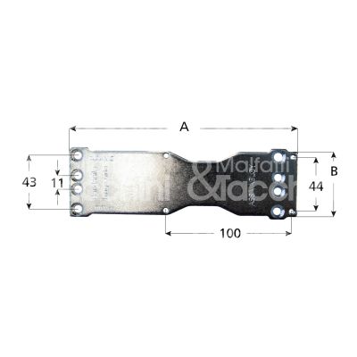 Mab dca12040 piastra di fissaggio per dc500/700