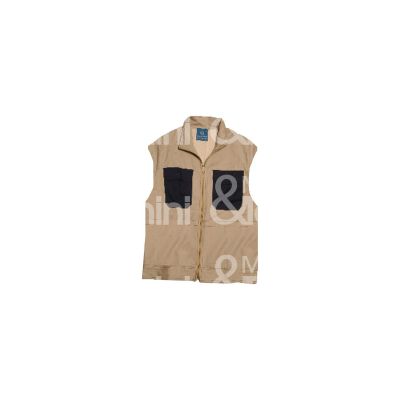 Mafew 10344 gilet giove taglia xxl colore beige/nero