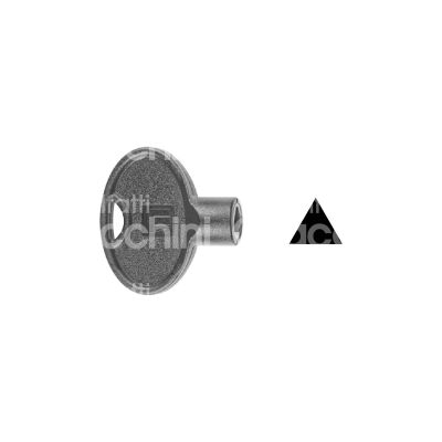 Meroni 25h1860 chiave triangolo plastica nero