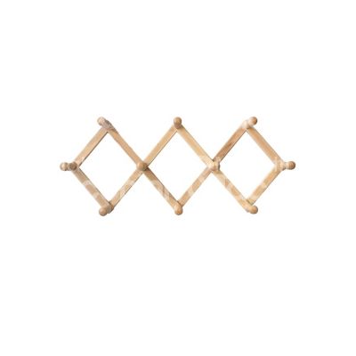 Mazzoleni t. & c. srl 70712 appendiabiti multiplo 4 posti estensibile legno chiaro misura mm 115 x 280