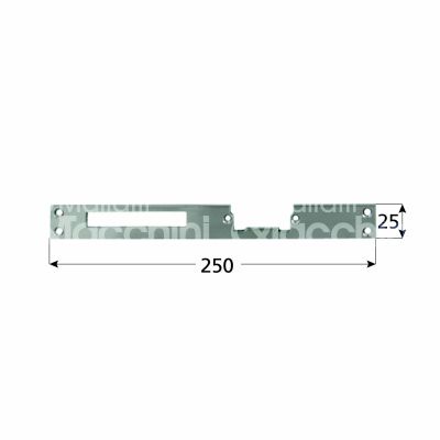Opera 03030 frontale lungo ambidestra mm 25 x 250