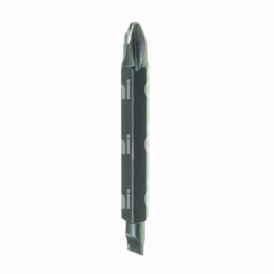 Poggi 46100 inserto per avvitatore doppio intaglio art. 461.00 ferro impronta taglio mm 4 - ph 1 - l mm 60 - attacco 1/4 pollici pz 1
