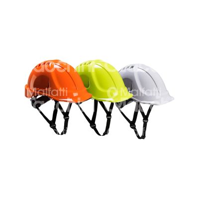 Portwest poland ps54orr elmetto con calotta modello endurance plus colore arancione