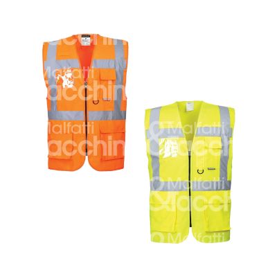 Portwest poland s476orrl gilet executive berlino taglia l colore arancione