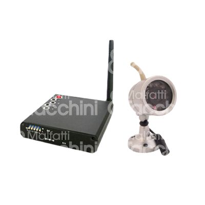 Proxe 371007 kit videosorveglianza per uso esterno trasmissione wifi ingressi alim