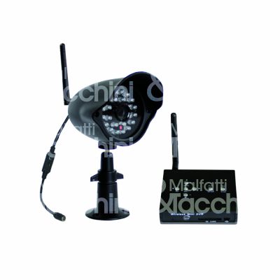 Proxe 378024 kit videosorveglianza 1.0 megapixel per uso esterno trasmissione wifi ingressi alim