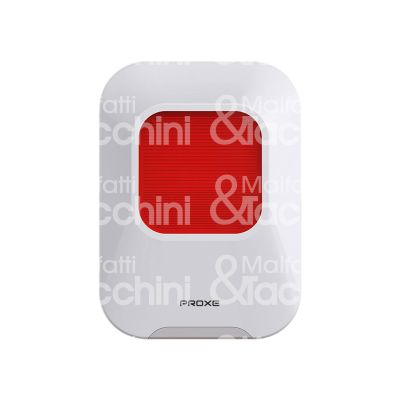 Proxe 500039 sirena wireless da interno comunicazione wireless per uso interno alimentazione 3 x lr6 aa