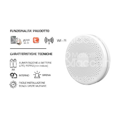 Proxe 710055 rilevatore monossido di carbonio per uso interno alimentazione 2 x aa