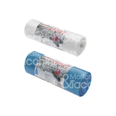 Soragni sp490bl sacchetto rifiuti con maniglie art. sp490bl utilizzo calcinacci misura cm 50 x 70 colore blu spessore 110 litri 45 peso gr. 970 confezione pz 15