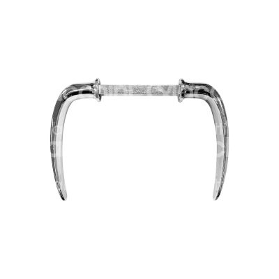 M&t maniglie 1644 bilancino corno ferro cromato quadro mm 8 senza molla