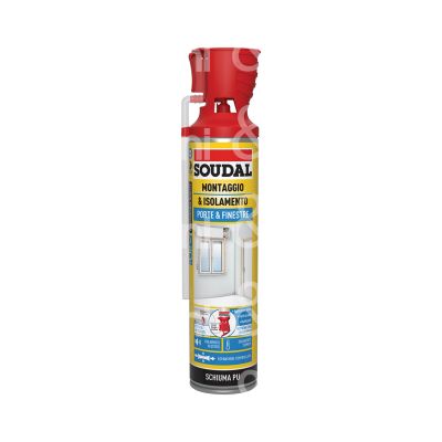 Soudal 125639 schiuma poliuretanica erogazione manuale contenuto ml 600