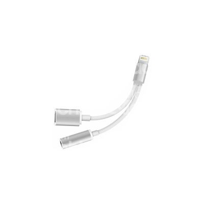 Sf soluzioni sf303b adattatore cellulare art. sf303b attacco lightning + jack 3,5 nero