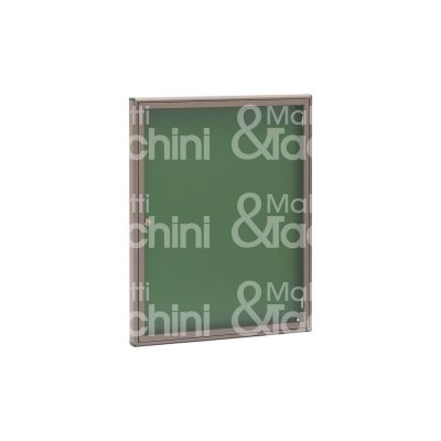 Silmec 4011454 bacheca porta avvisi sb 114 alluminio cifratura kd bronzo-oro l mm 750 h mm 690 p mm 40