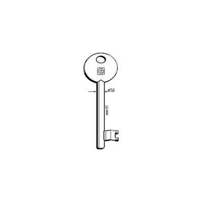 Silca 6p8s-2 chiave passepartout