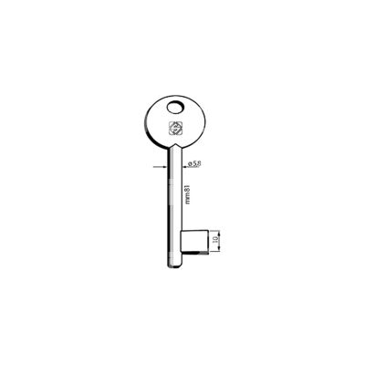 Silca 6p9mp chiave passepartout