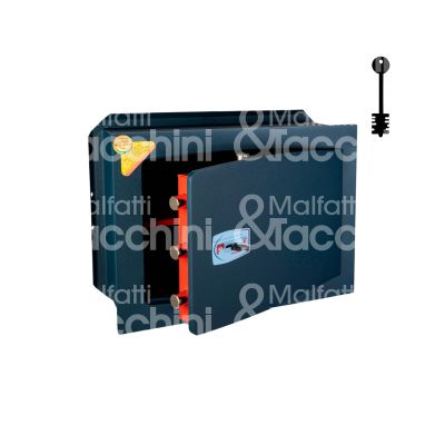 Technomax gk/5 cassaforte orizzontale a chiave da murare l 460 x h 340 x p 200 n° catenacci 3 + 2