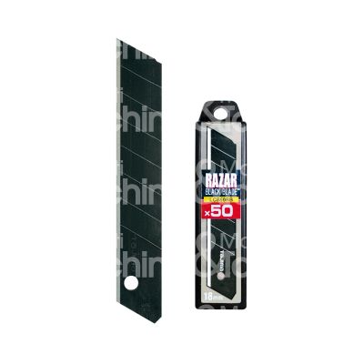 Ullmann lcb50rb50 lama giapponese razar black larghezza mm 18 set pz 50