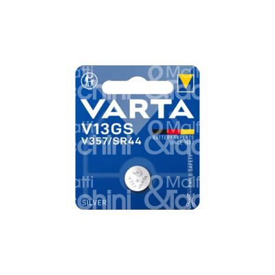 Varta 357101111 pila v13gs - sr44 - 357/303 bottone silver oxide confezione pz 1 - volts 1,5 v -