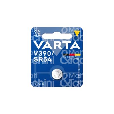 Varta 390101111 pila v390 - sr54 - 389/390 bottone silver oxide confezione pz 1 - volts 1,5 v -