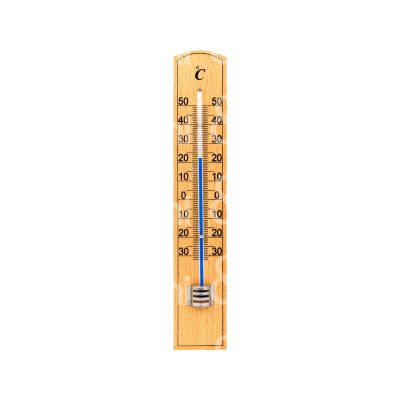 Velamp therm30 termometro analogico art. therm30 interno/esterno materiale legno di faggio misura cm 20 x 3,4 x 1,2