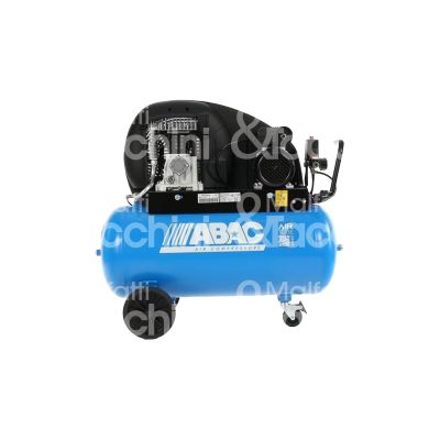 Abac 4116028200 compressore a cinghia art. 4116028200 tensione 230 v potenza 1,5 kw serbatoio lt. 100 pressione 10 bar