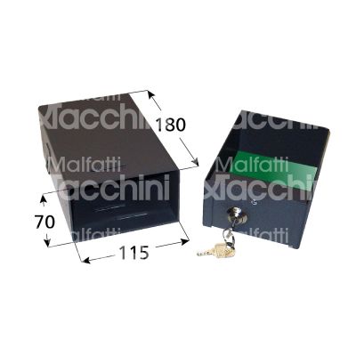 M&t 900 06140 cassaforte falsa presa a chiave da murare l 115 x h 70 x p 180