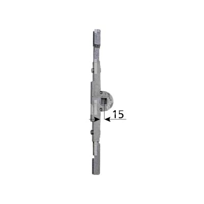 M&t 900 09413 ricambio movimento cremonese art. 6100 zama cromo satinato e mm 15