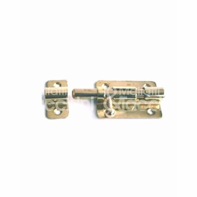 M&t 900 10015 catenaccio trasversale a cannone art. 620 ottone lucido senza portalucchetto l mm 12 x sezione asta tonda