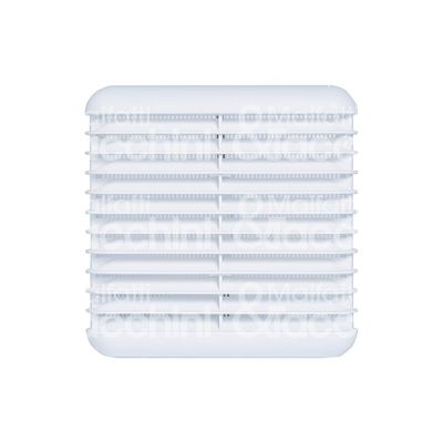 M&t 920 17300 griglia aerazione a vite vecam per muro plastica sezione quadra plastica misura mm 166 x 166 passaggio aria cm 120